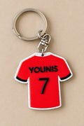 Jersey  name keychain