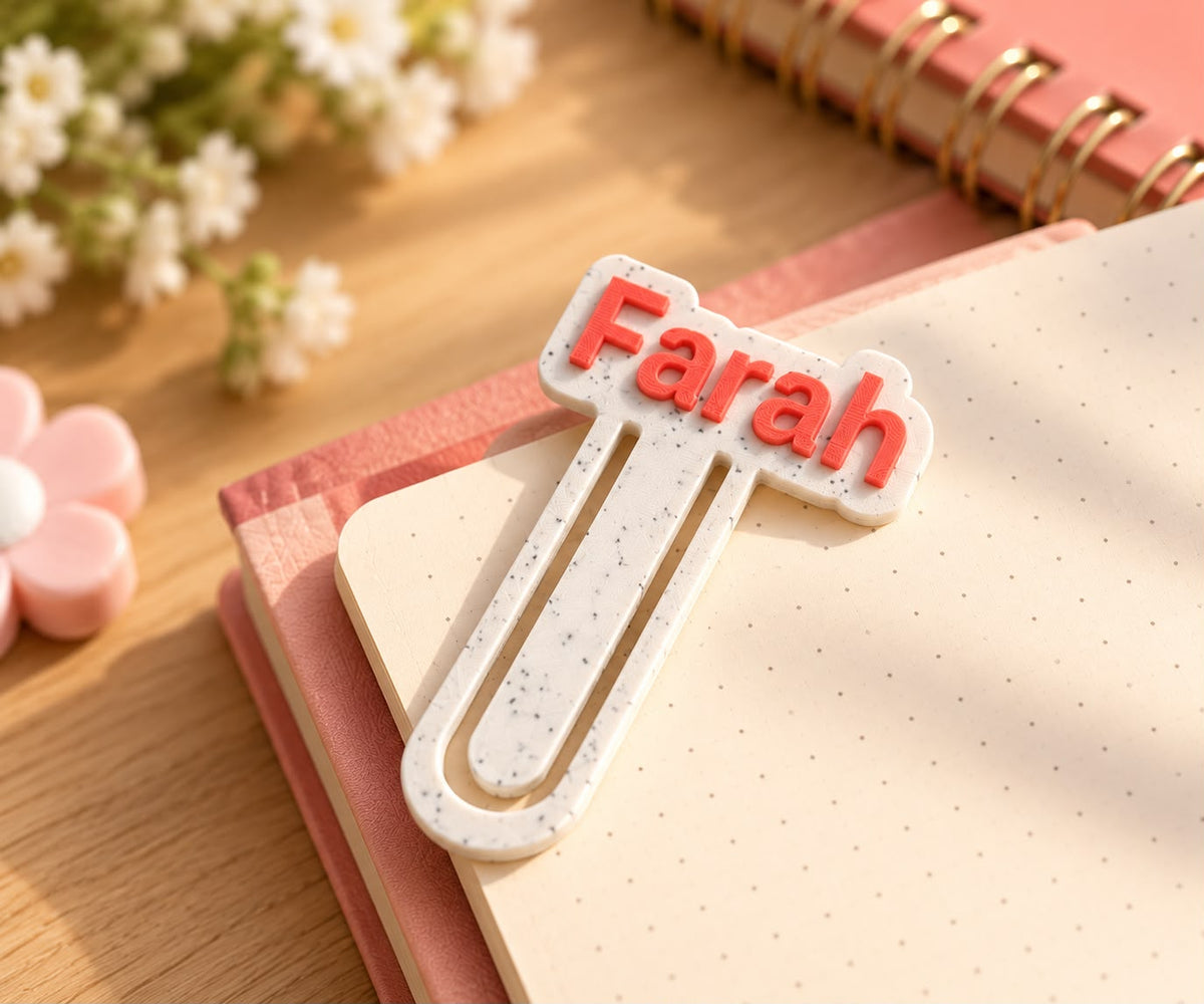 Personalized Name Bookmark