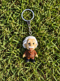 Little Einstein Keychain, Mad Genius Keychain, E=mc² Keychain
